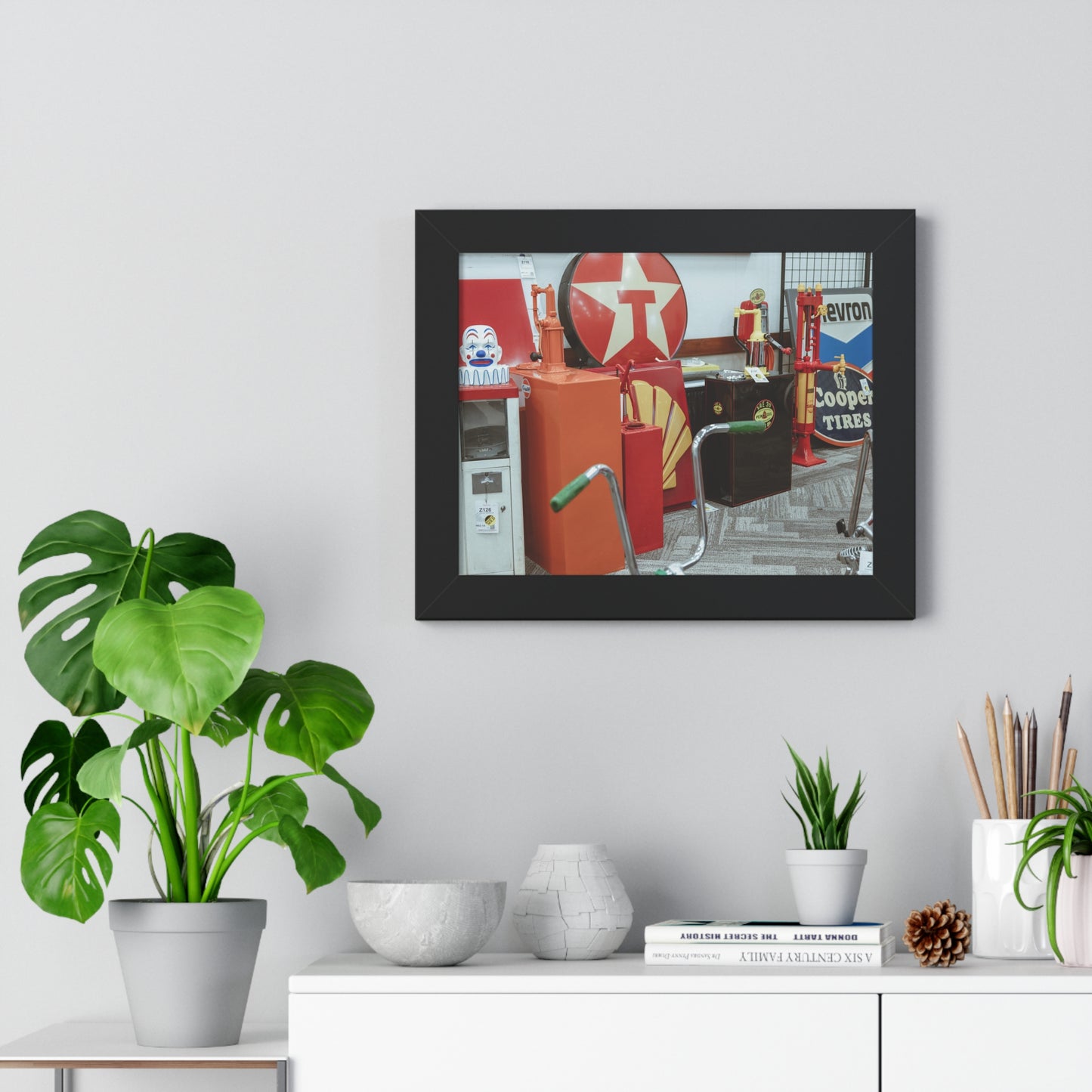 Vintage Gas Station Memorabilia Photography Print