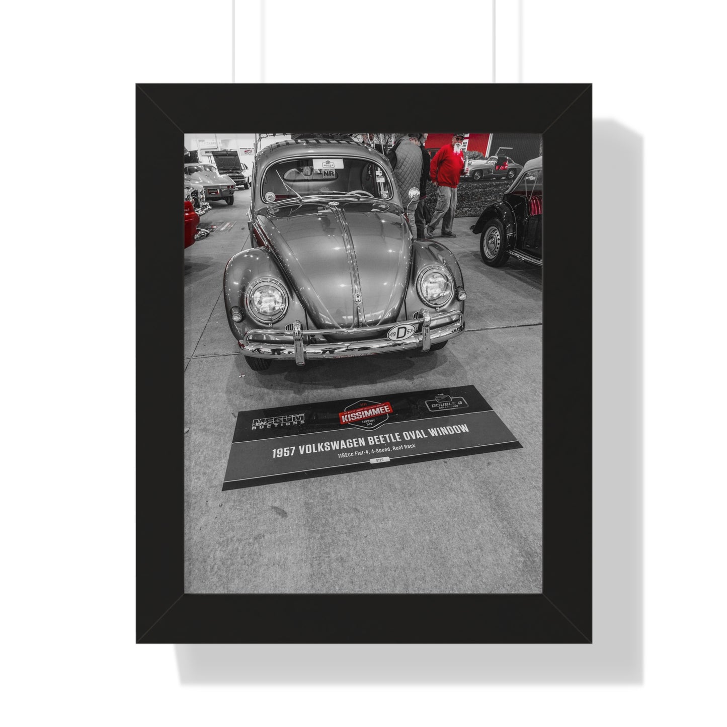 1957 Volkswagen Beetle Photography Print - Mecum Auto Auction