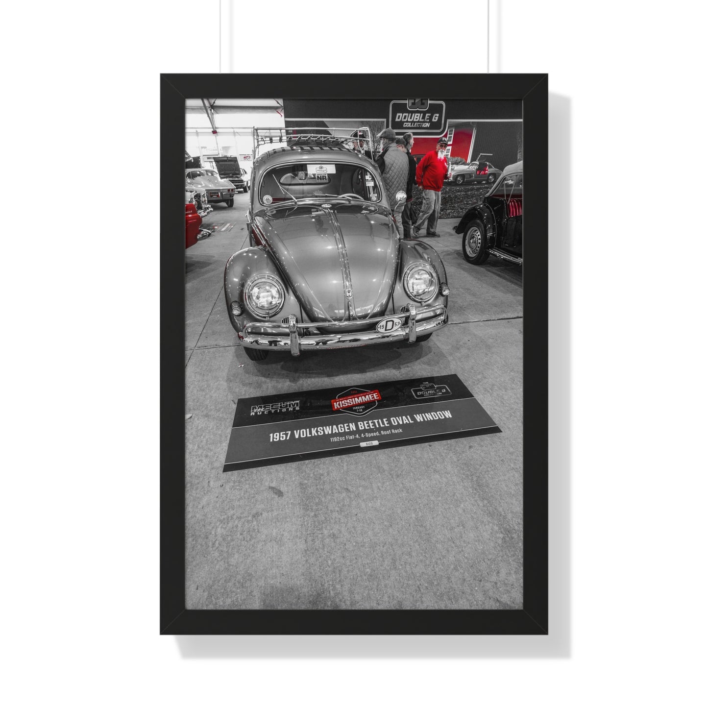 1957 Volkswagen Beetle Photography Print - Mecum Auto Auction