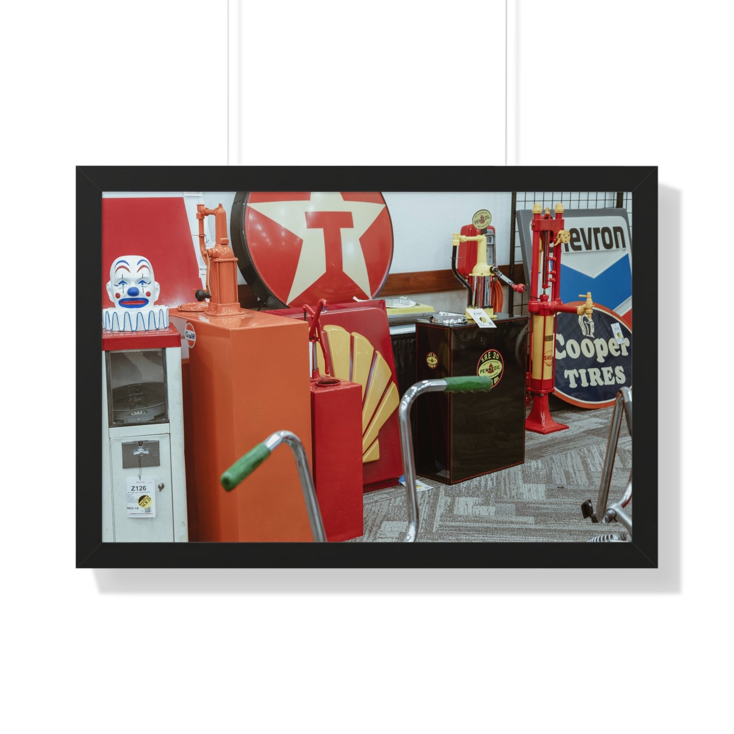 Vintage Gas Station Memorabilia Photography Print