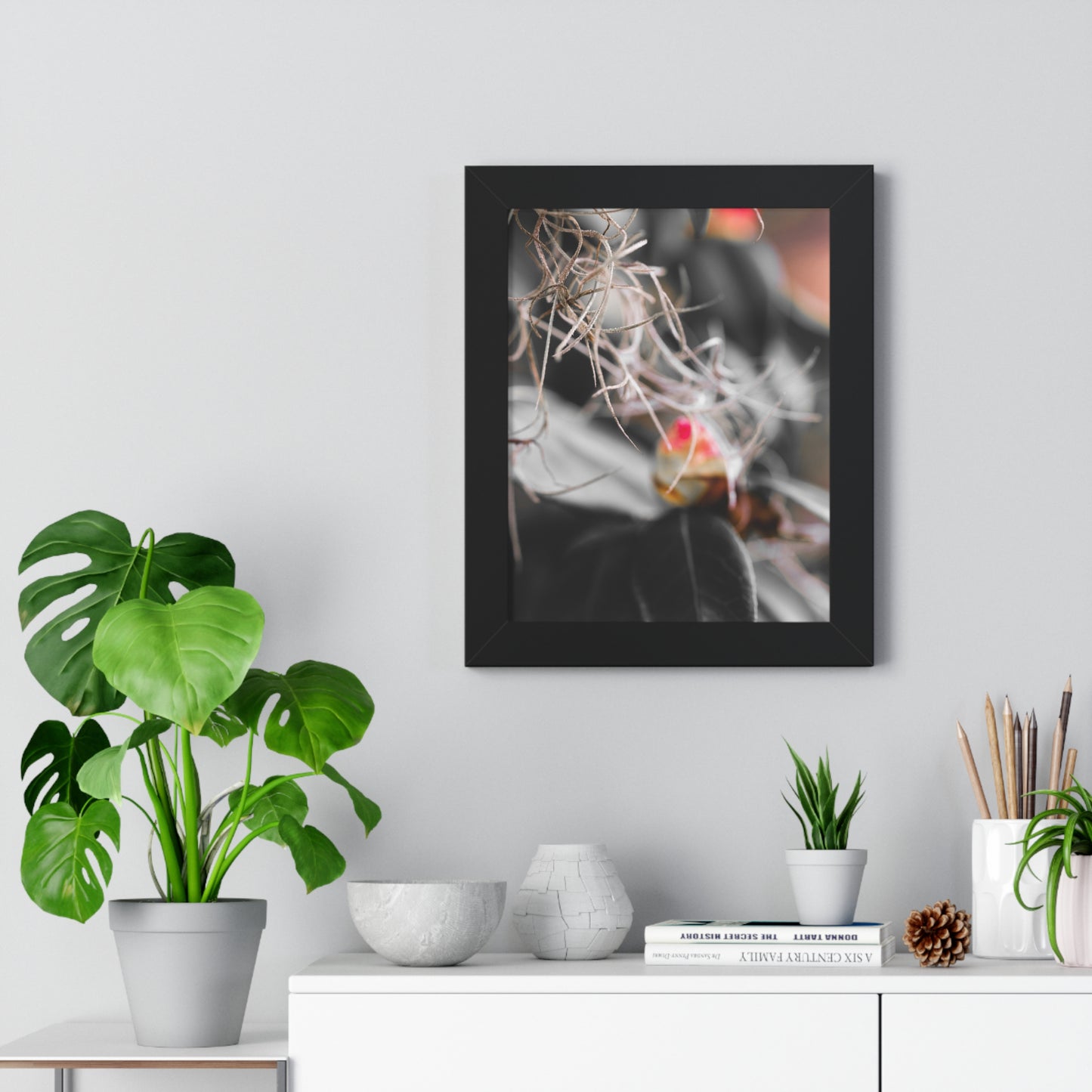 Delicate Flora with a Hint of Color Photography Print