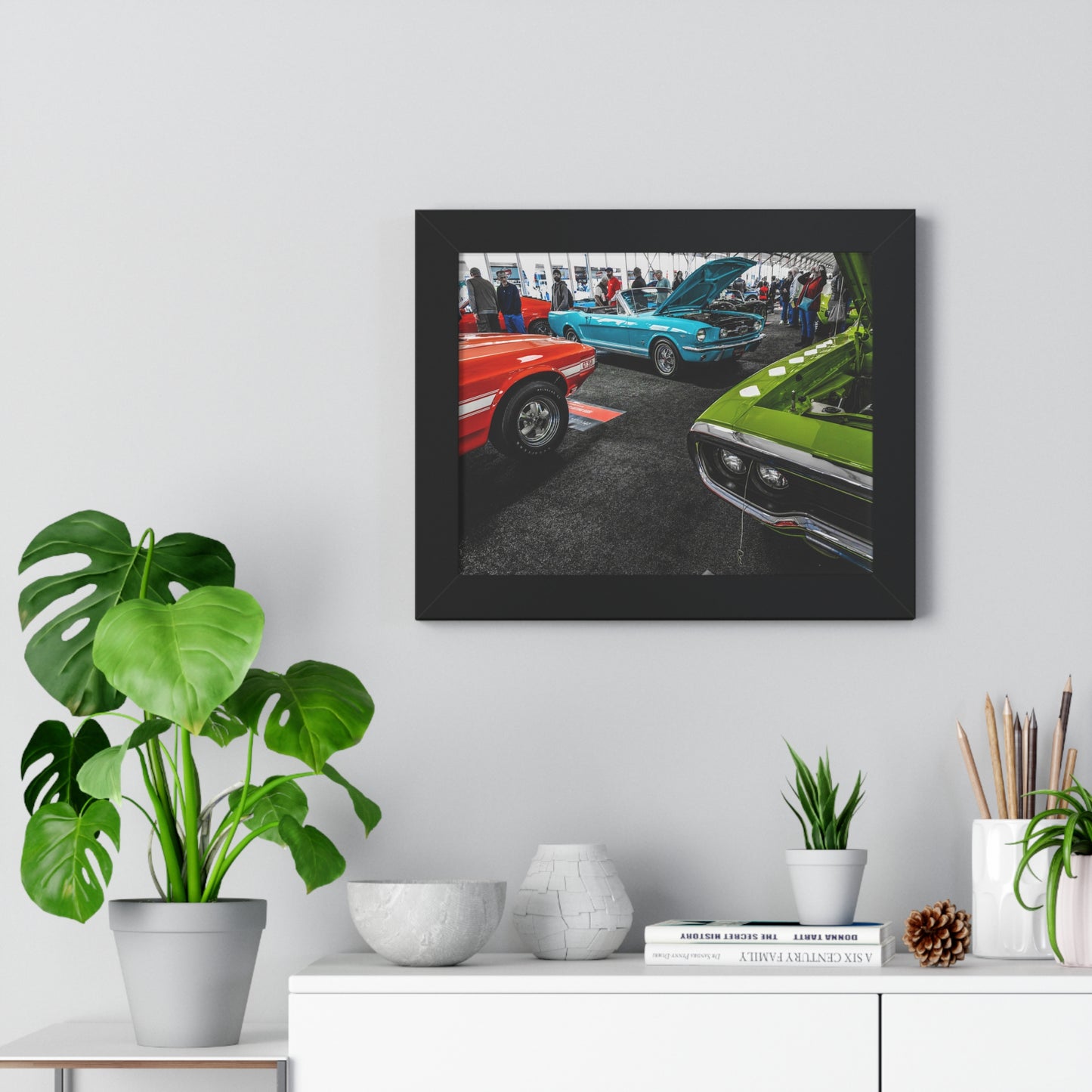 Classic American Muscle Cars Photography Print - Mecum Auto Auction Showcase