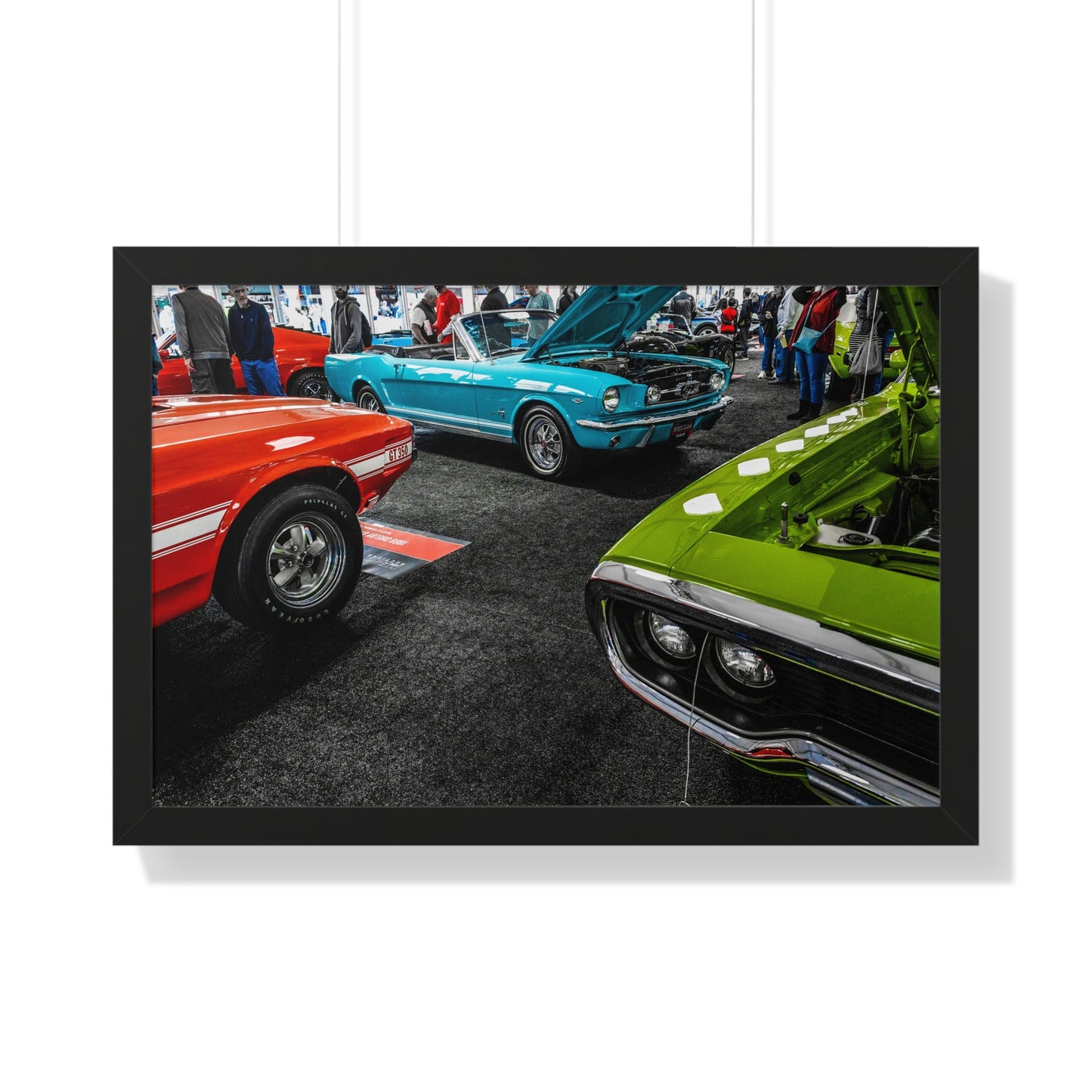 Classic American Muscle Cars Photography Print - Mecum Auto Auction Showcase