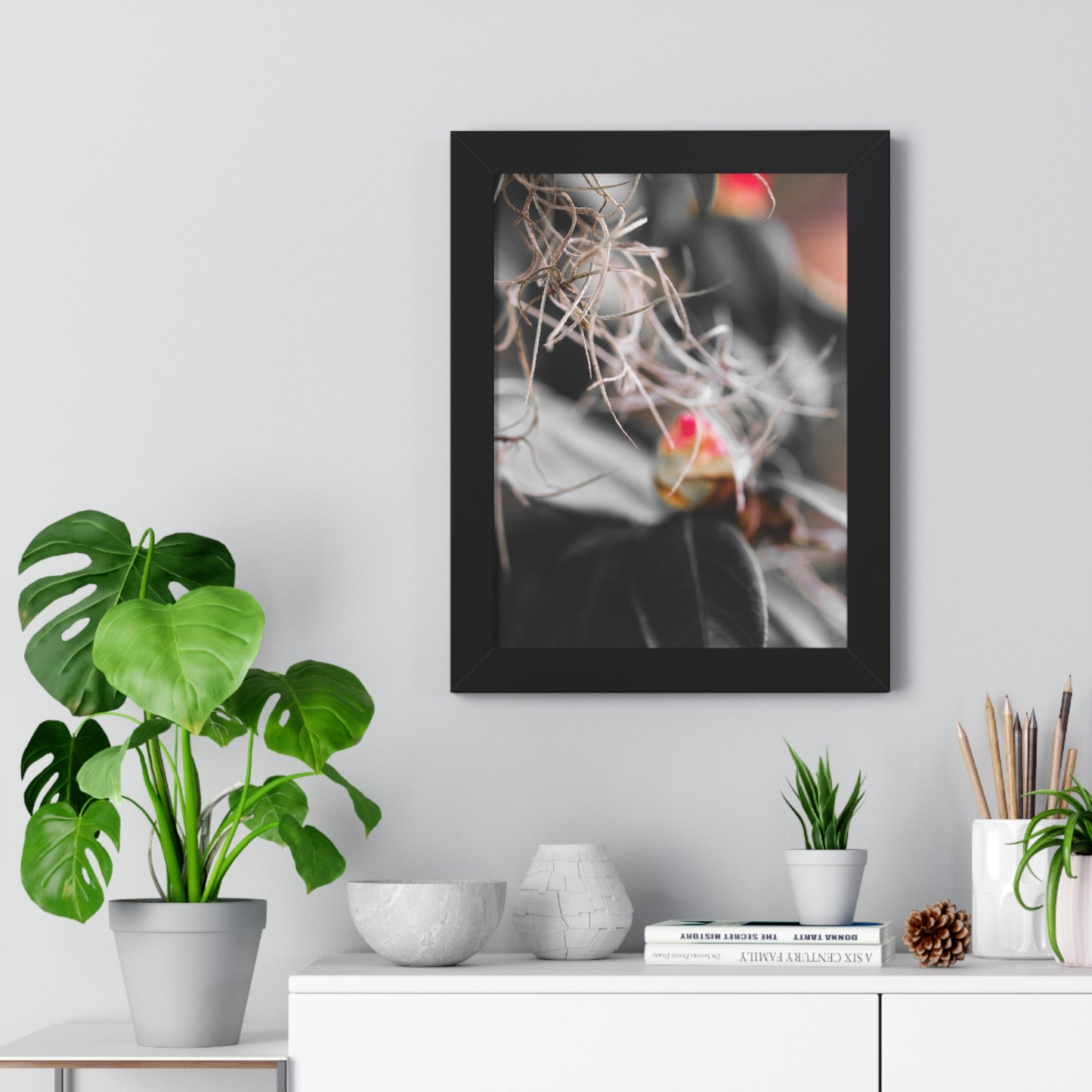 Delicate Flora with a Hint of Color Photography Print