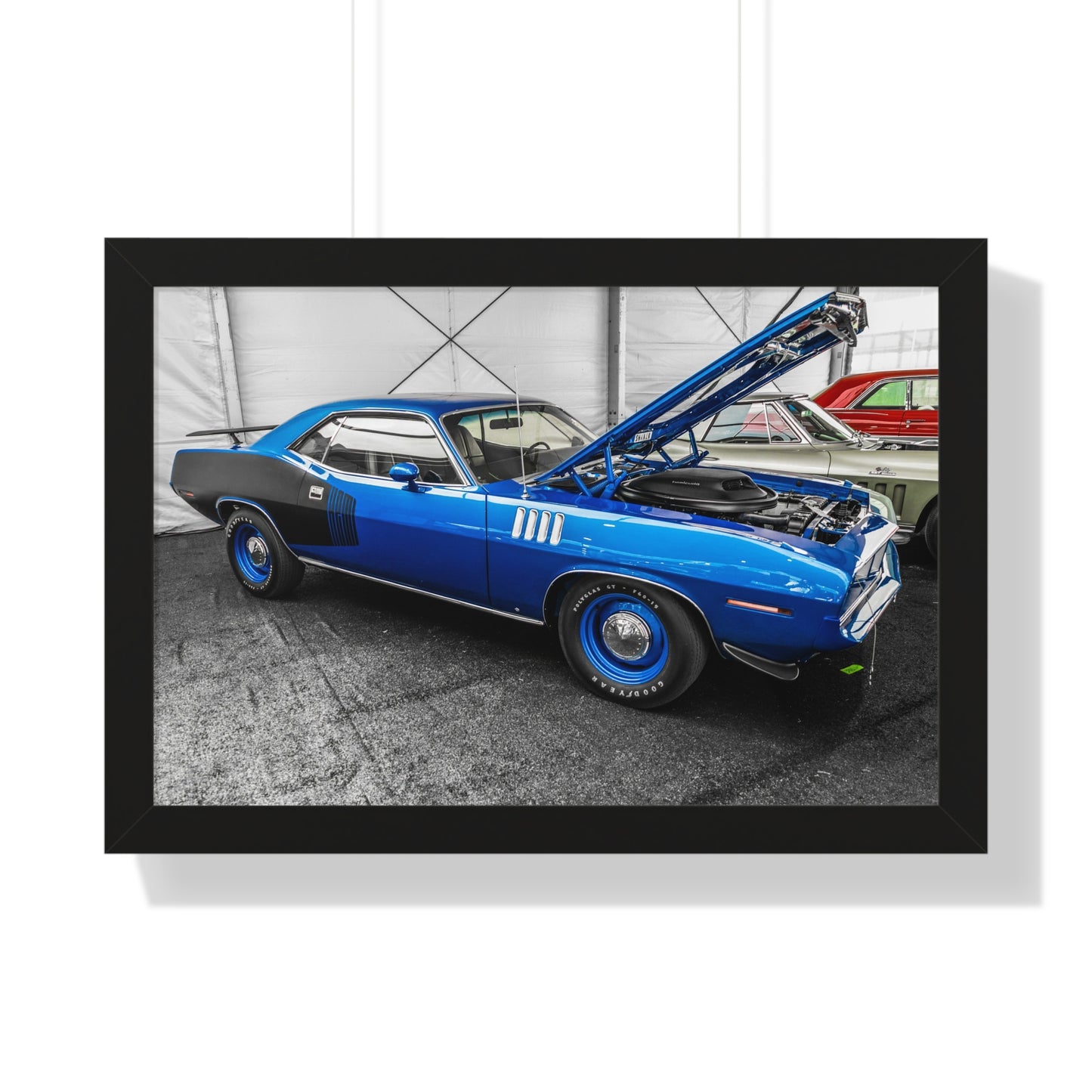 Plymouth Barracuda Photography Print - Mecum Auto Auction Showcase