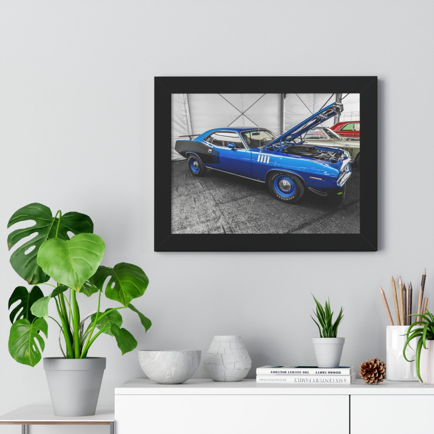 Plymouth Barracuda Photography Print - Mecum Auto Auction Showcase