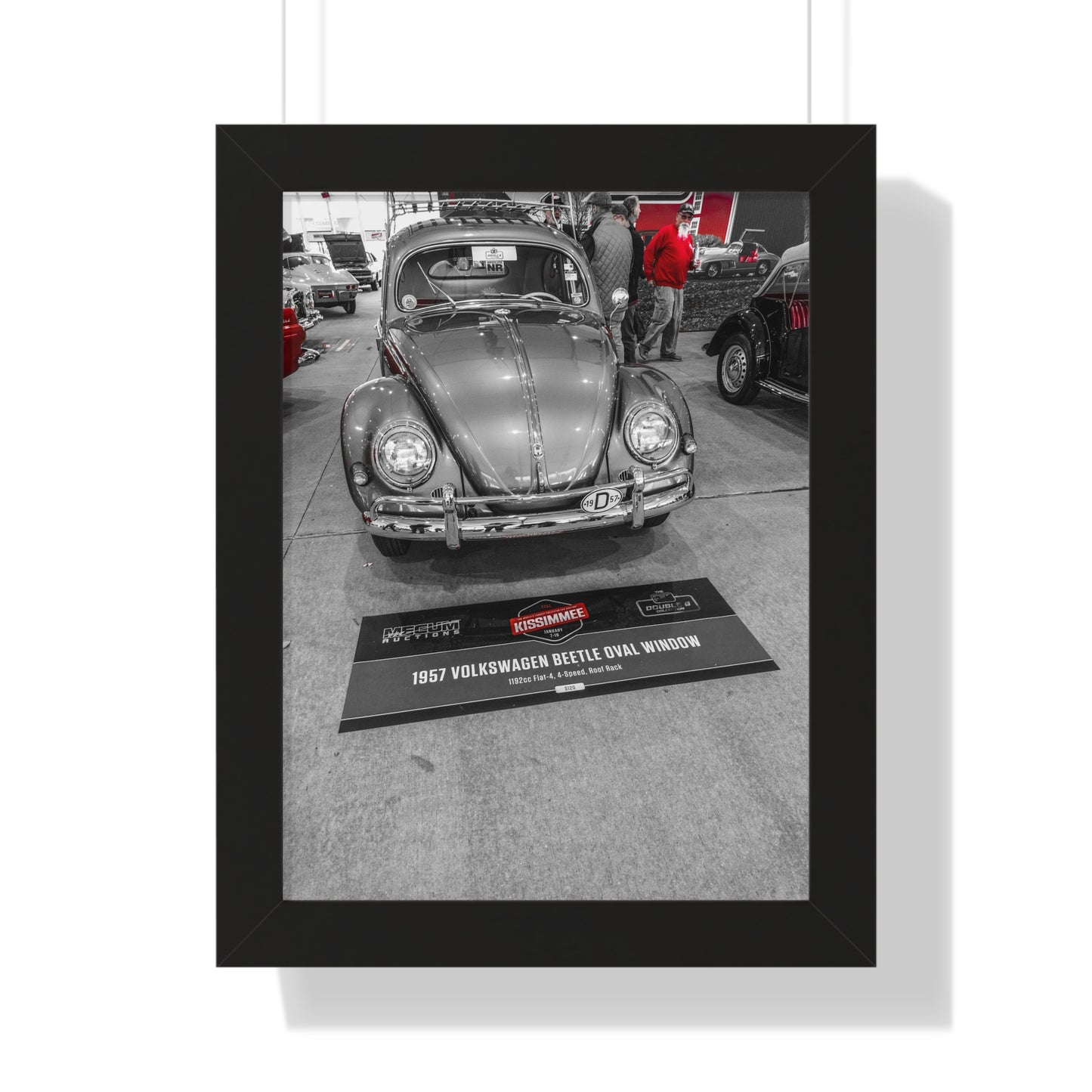 1957 Volkswagen Beetle Photography Print - Mecum Auto Auction