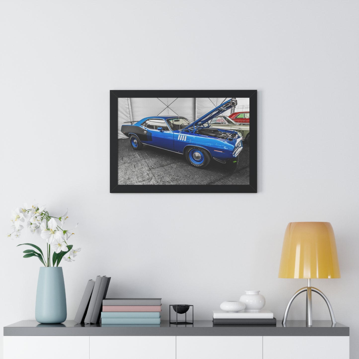 Plymouth Barracuda Photography Print - Mecum Auto Auction Showcase