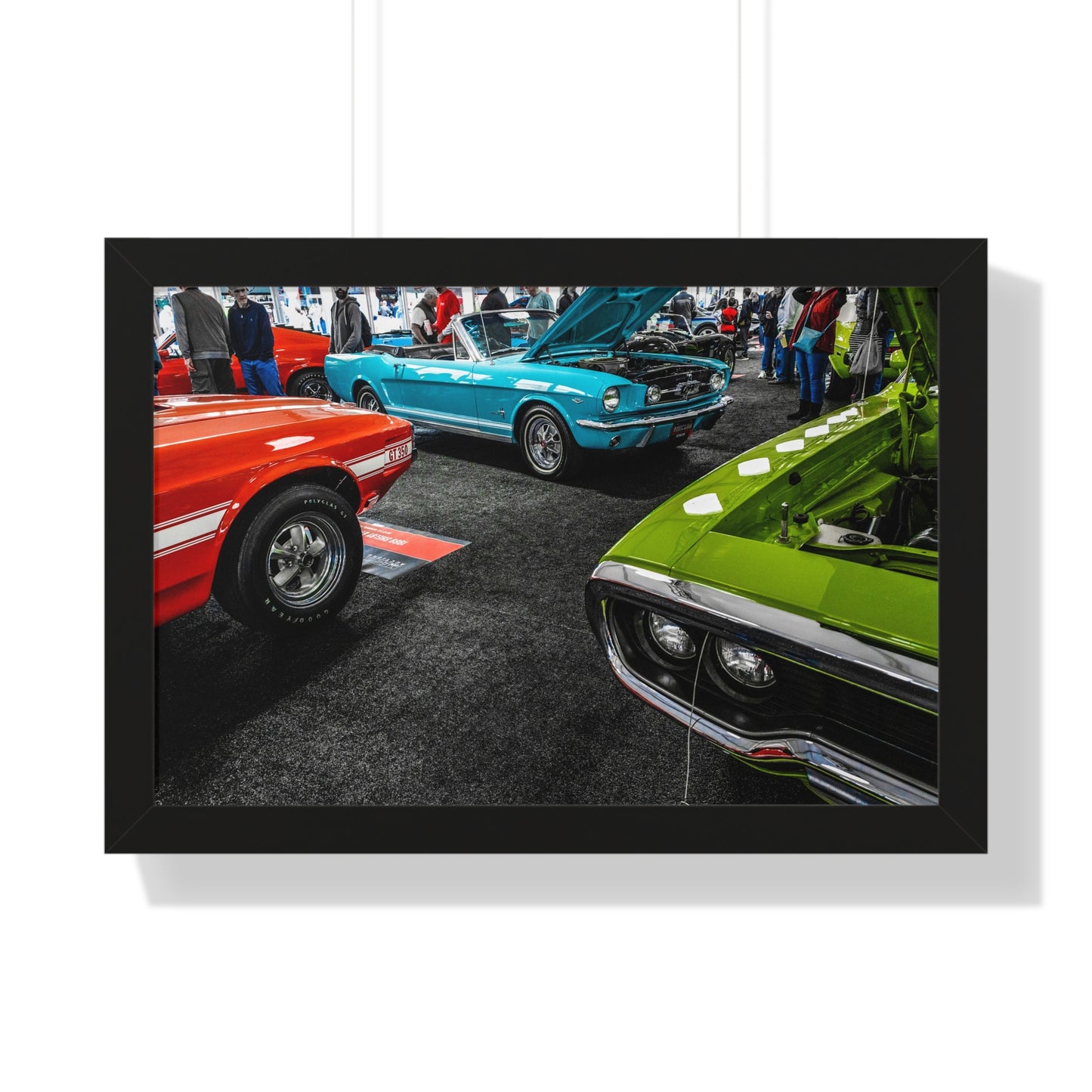 Classic American Muscle Cars Photography Print - Mecum Auto Auction Showcase