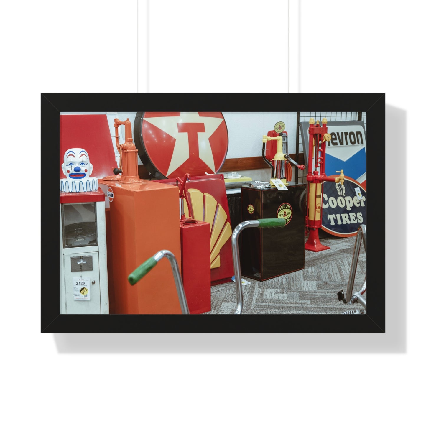 Vintage Gas Station Memorabilia Photography Print