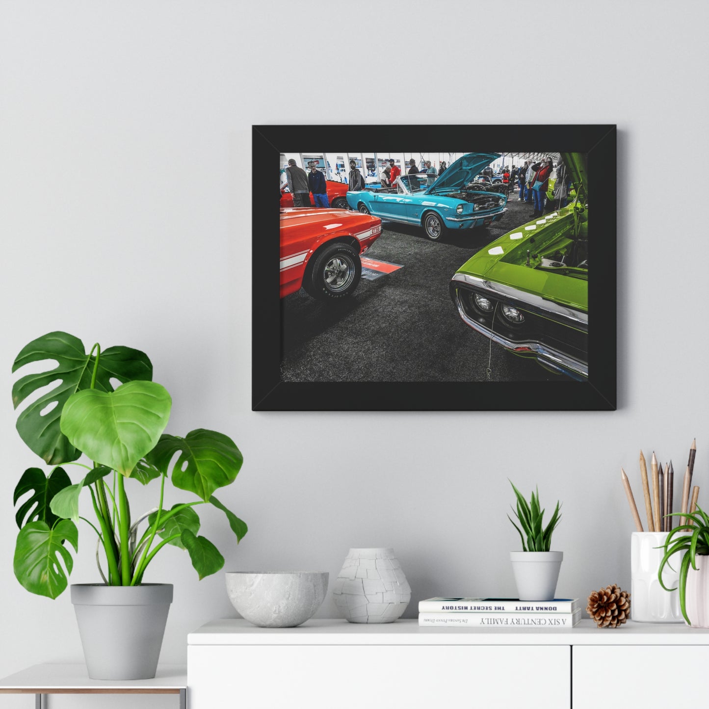 Classic American Muscle Cars Photography Print - Mecum Auto Auction Showcase