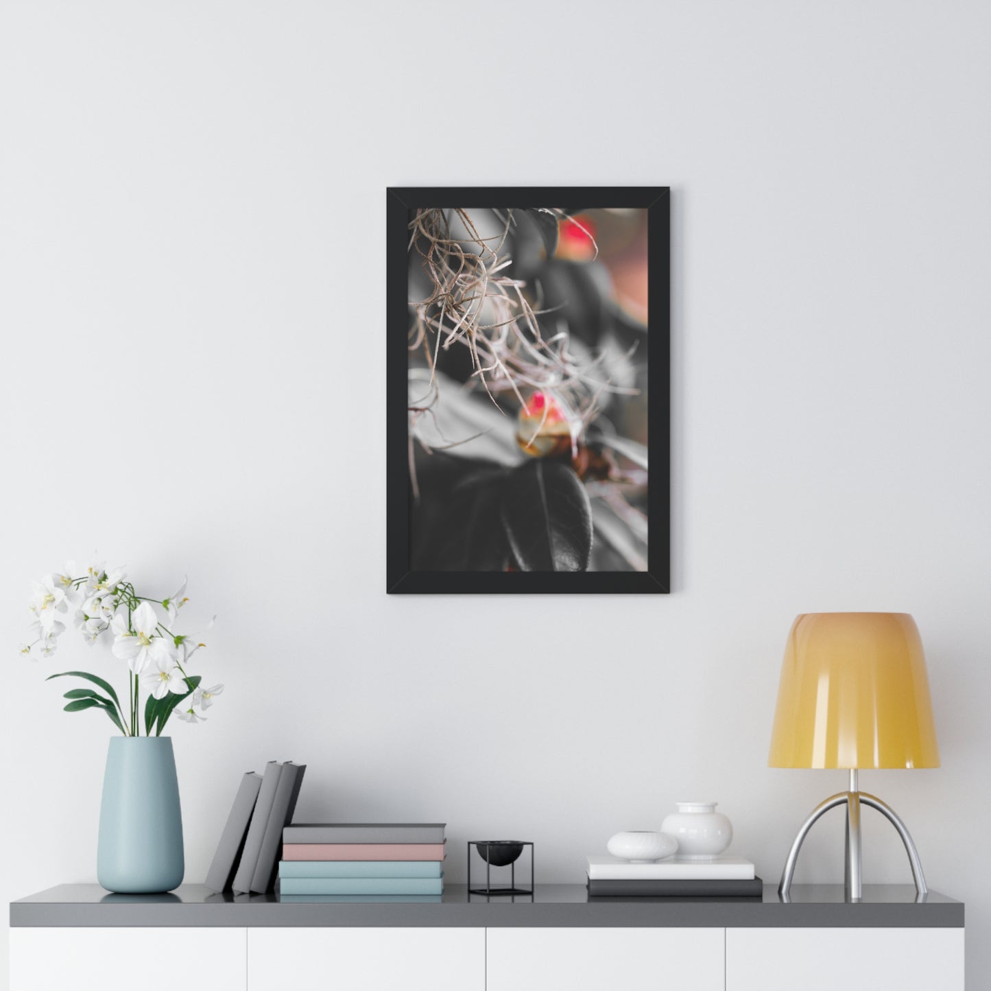 Delicate Flora with a Hint of Color Photography Print