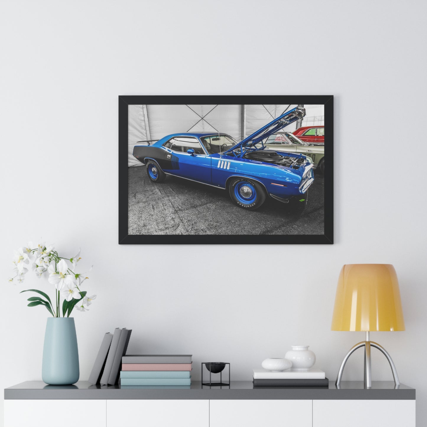 Plymouth Barracuda Photography Print - Mecum Auto Auction Showcase