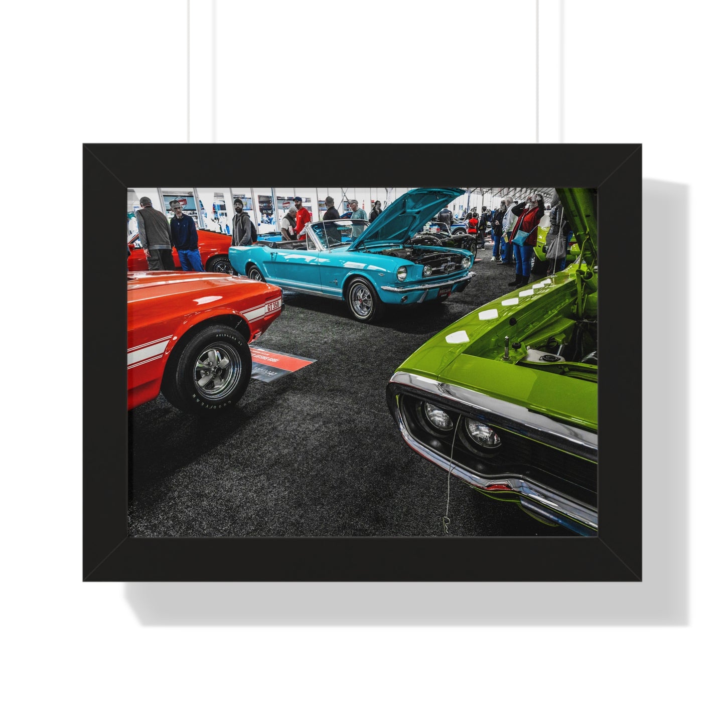 Classic American Muscle Cars Photography Print - Mecum Auto Auction Showcase