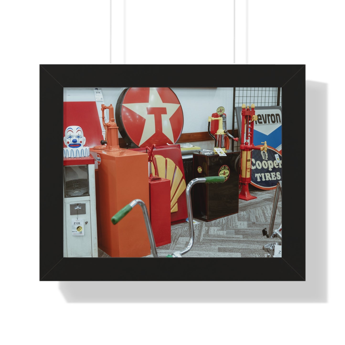 Vintage Gas Station Memorabilia Photography Print