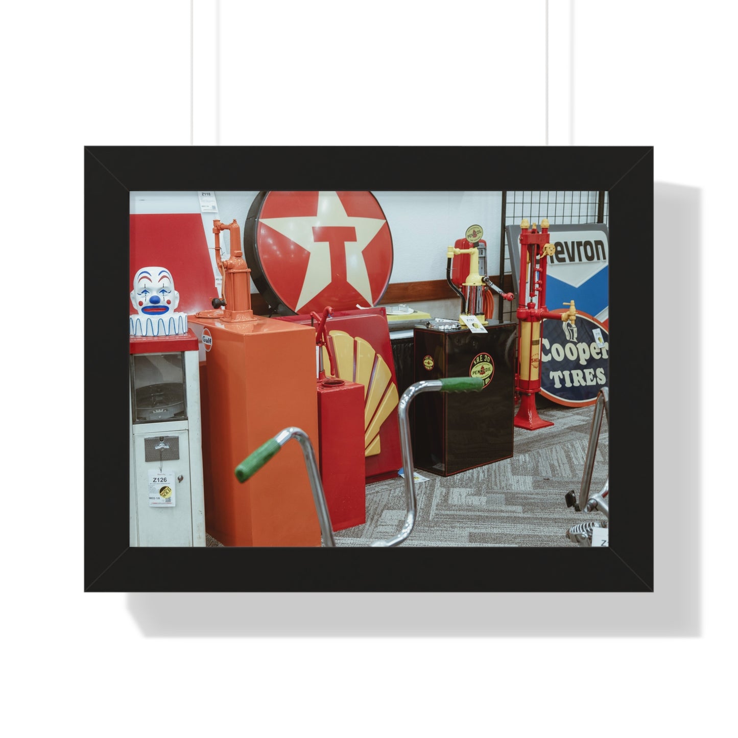 Vintage Gas Station Memorabilia Photography Print