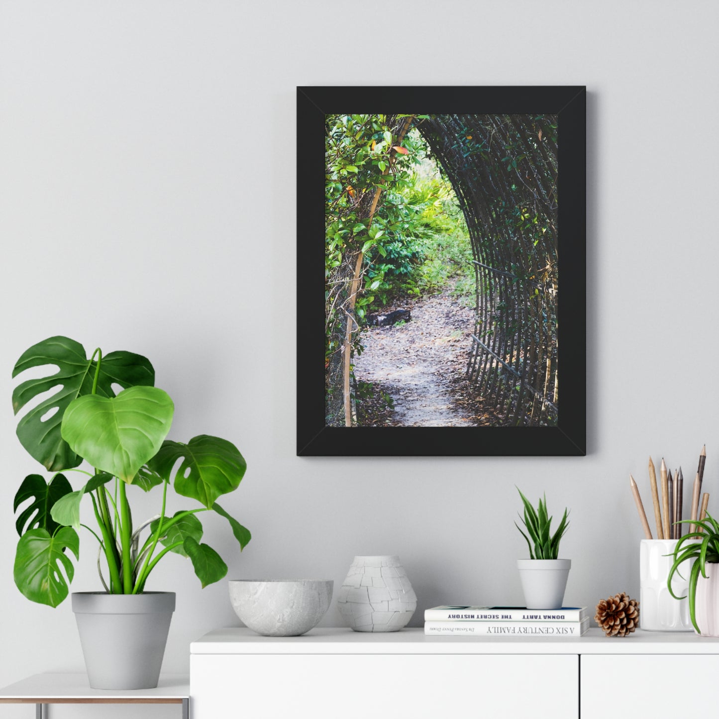 Garden Pathway Through the Arch Photography Print