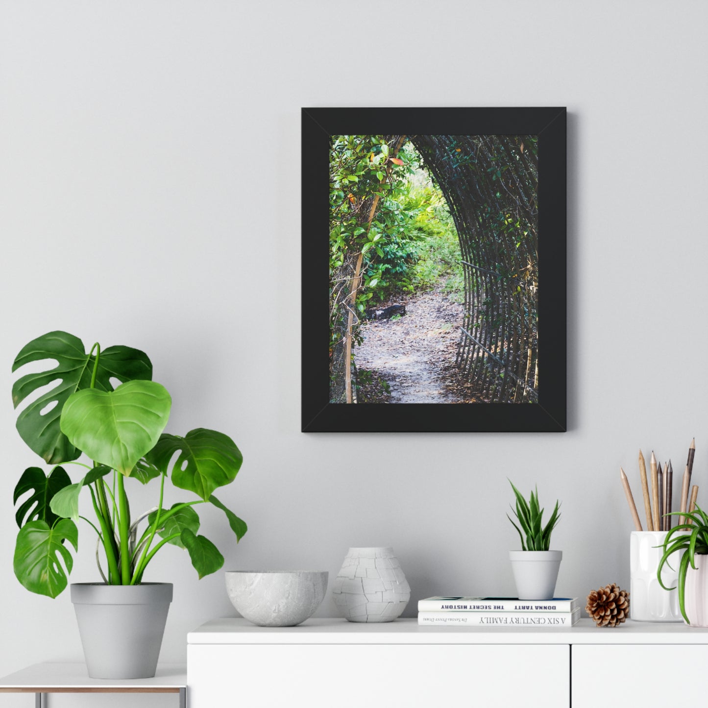 Garden Pathway Through the Arch Photography Print