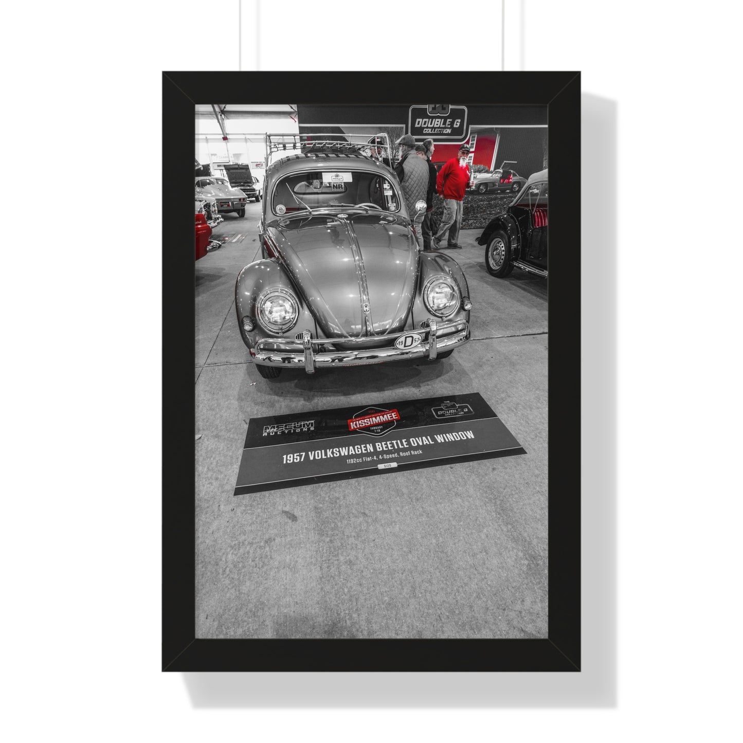 1957 Volkswagen Beetle Photography Print - Mecum Auto Auction