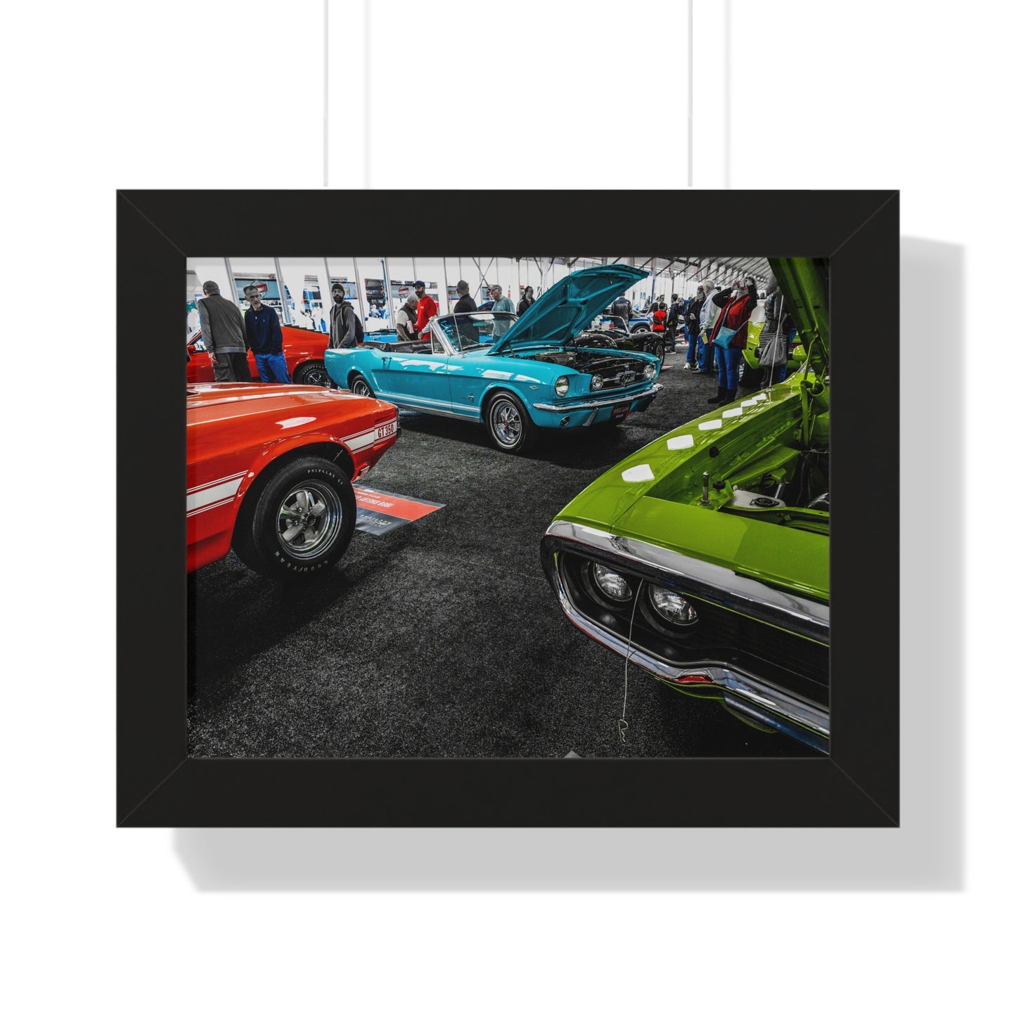 Classic American Muscle Cars Photography Print - Mecum Auto Auction Showcase